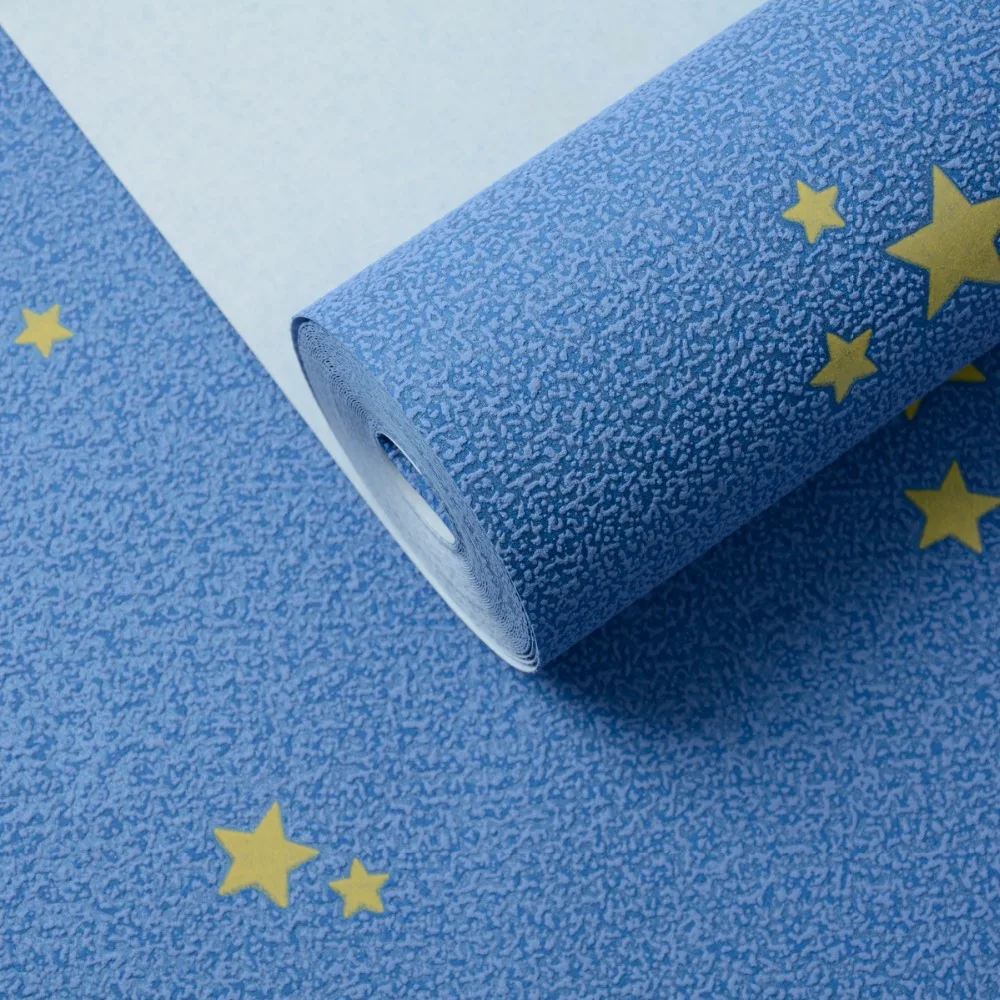 

Ceiling Wallpaper Modern style blue sky Kids Room Boy Nonwovens 3D wall murals Stereo Star Roof Paint Star Pendant Wallpaper