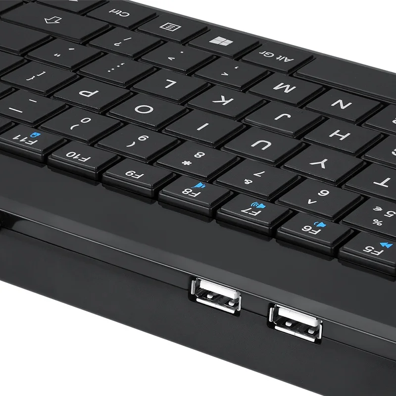 Проводная компактная клавиатура Perixx с usb хаб цифровой клавиатурой и