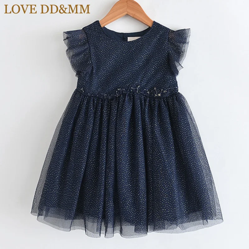 Платья для девочек LOVE DD & MM Новинка лета 2022 детская одежда милое кружевное