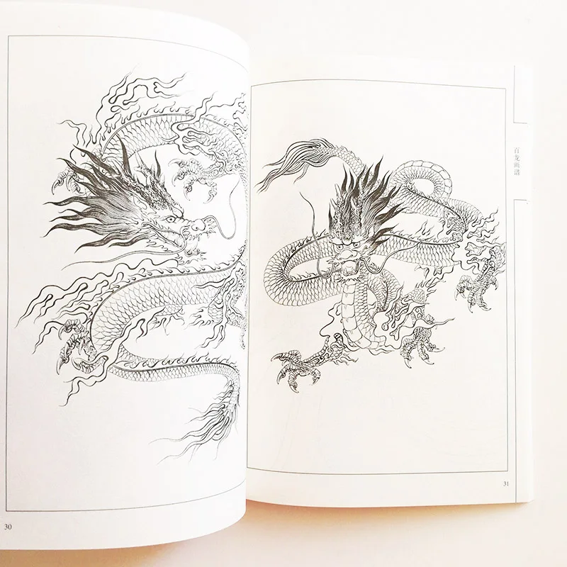 94Pages Hundred Dragons Paintings Art Book by Yanhua Yu Coloring Book for Adults Chinese Traditional Culture Painting Book 94Pages Hundred Dragons Paintings Art Book by Yanhua Yu Coloring Book for Adults Chinese Traditional Culture Painting Book