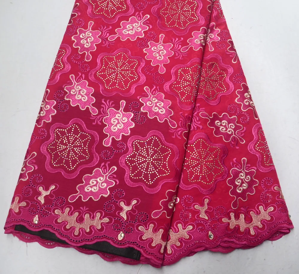 

latest African Tradtional Bridals Fushia Wedding lace Fushia swiss Voile lace