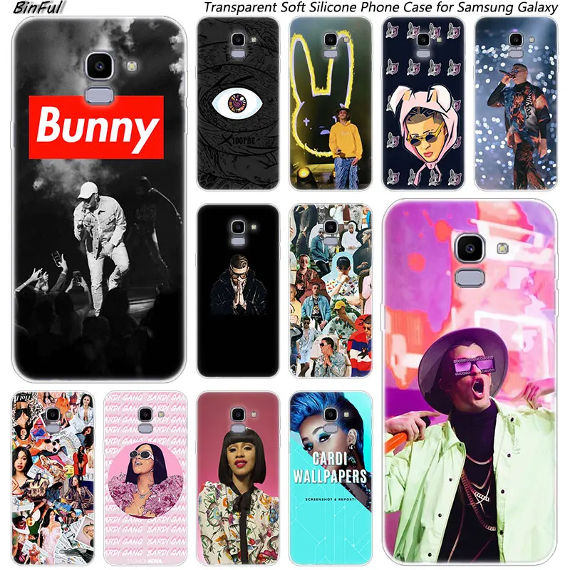 

Hot Cardi B Bad Bunny Soft Silicone Phone Case For Samsung Galaxy J8 J6 J4 2018 J2 Core J5 J6 J7 Prime J3 2016 2017 EU J4 Plus