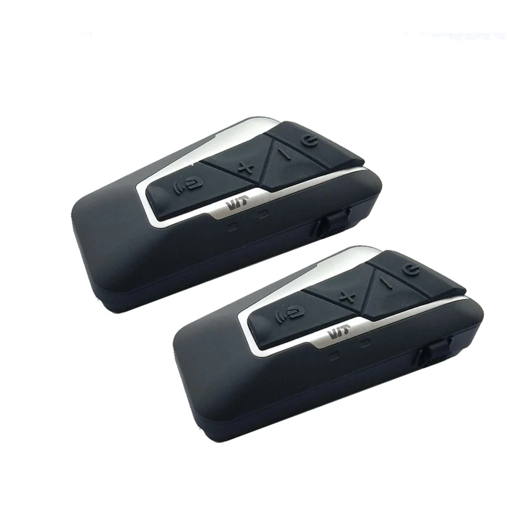 2 шт. T9S Pro Шлем bluetooth-гарнитура мотоциклетный шлем домофон гарнитура bluetooth Водонепроницаемый BT переговорные с FM