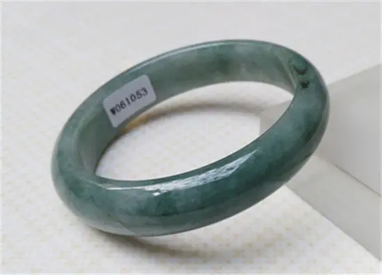 

Hot sell ->@@ 100% NATURAL JADEITE GREEN OIL KIND OF GRADE BEAUTIFUL GREEN JADE BRACELET 56MM NEW -Top quality free shipping