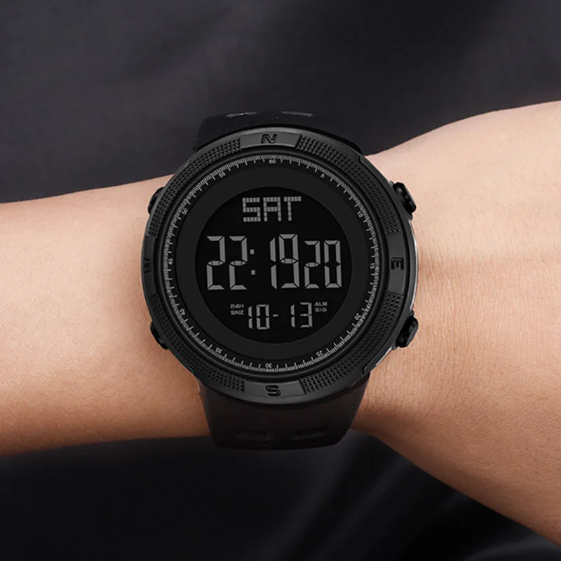 

New Trend Casual Digital Watch Men Sports Electronic Watch Military Waterproof LED Watch Outdoor Shock For Running Chronograph