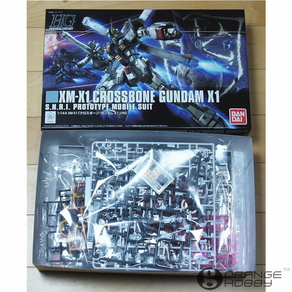 OHS Bandai HGUC 187 1/144 XM-X1 Crossbone Gundam X1 мобильный костюм сборки модель Наборы