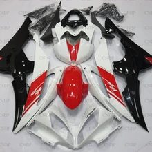 YZF600 R6 2008- мотоциклов обтекателя Для YAMAHA YZFR6 14 15 зализа Abs YZFR6 черный, белый цвет красный обтекатель Наборы