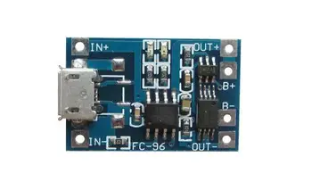 

50PCS MICRO Edition 1A lithium battery charging and protection integrated board charging protection charging module