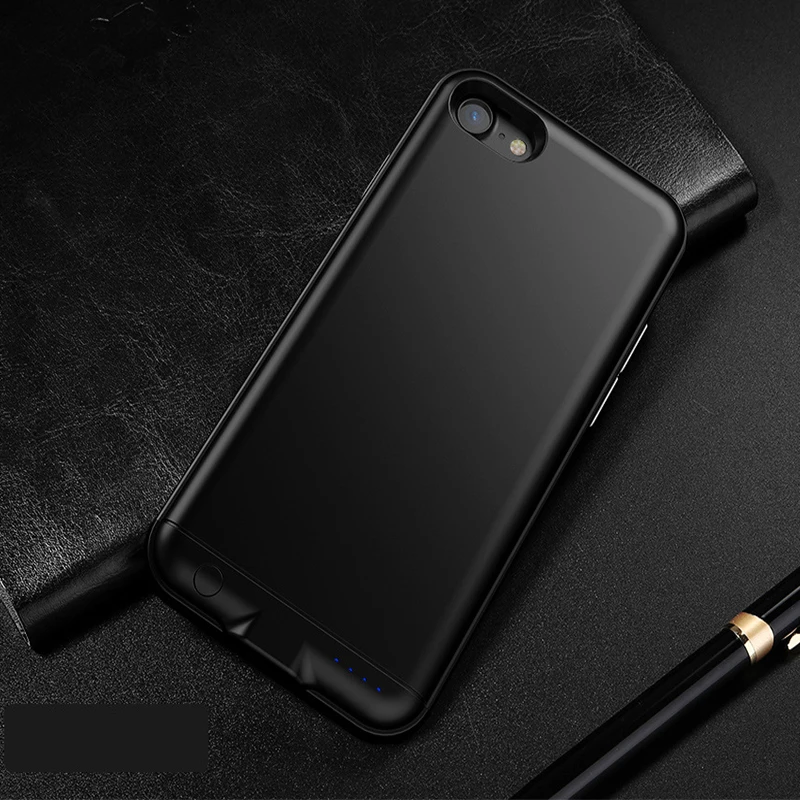For Iphone 6 Plus Battery Case 6S 7 8 Plus 4000Mah Metal Shell Charger  Power Bank For Iphone 6 6s 7 8 Plus Battery Case 5.5 Inch