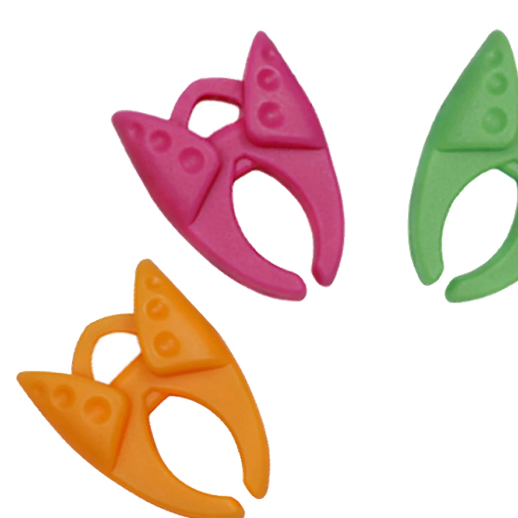 50pcs Bibbon Buddies Random Colors Bobbin Holders Clamps Thread Spool Huggers to Prevent Thread Tails