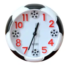 Soccer Ball Gift Football Club Decoration Alarm Clock Digital Pointer World Cup Gift Football Ball Shaped Sports Desktop Decor