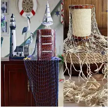 1pc Ocean Theme Fish Net Beach Decorative Nautical Seaside Sea ...