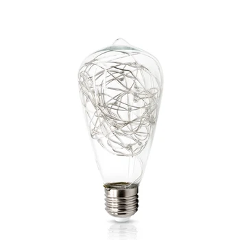 

Seven Colorful LED Bulb Light Christmas E27 220V 3W Bulbs ST64 Copper Line wire Festival Decor Lighting LED Starry Sky Lamp