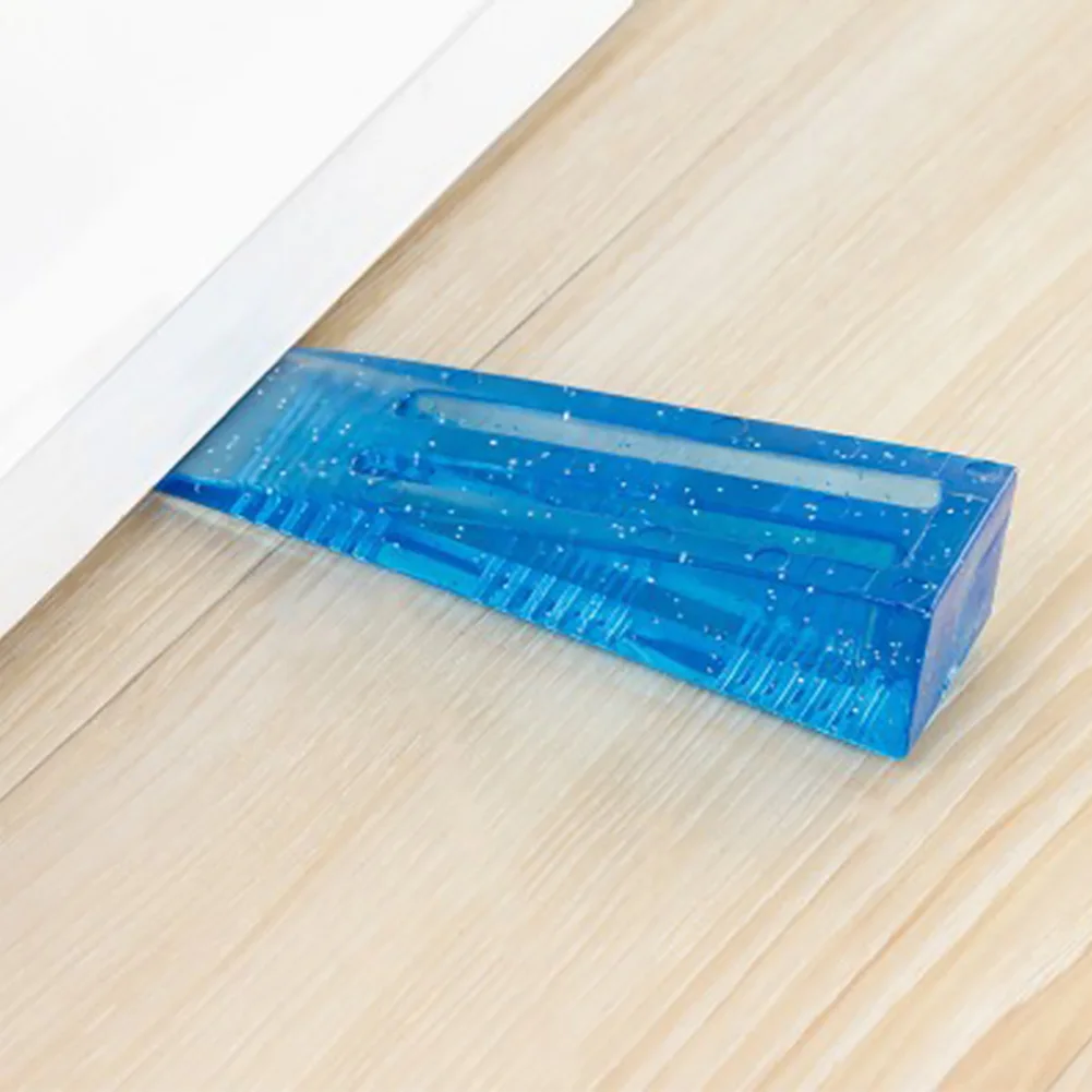 

Door Stopper Draft Office Holder Home Wedge Block Finger Anti Slip Soft Kids Security Guard Protector Silicone Random Color