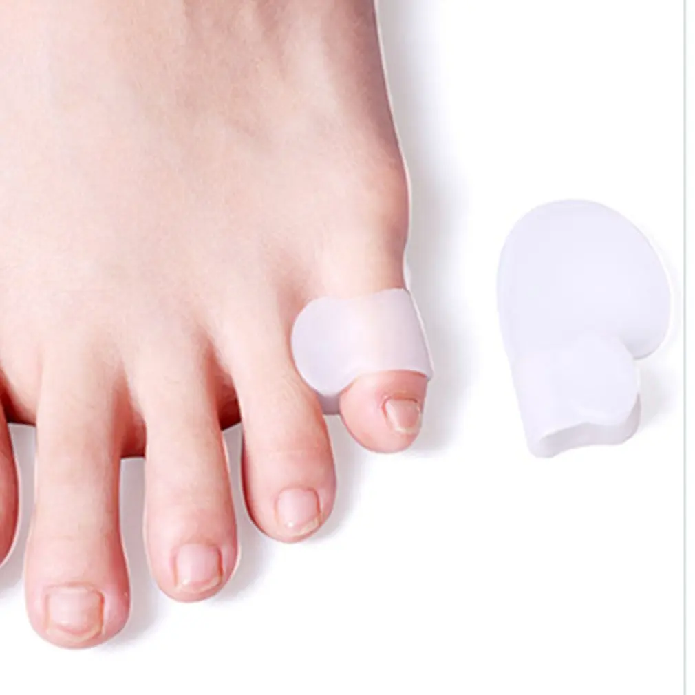 

1 Pair SEBS Braces & Supports Small Toe Spreader Eases Foot Pain Finger Toe Guard Cushion Correction Health Care