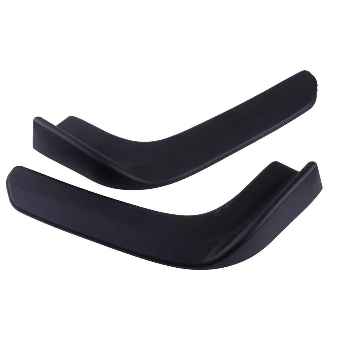 

DWCX 2Pcs Black Car Bumper Spoiler Racing Twist Anti-Scratch Splitter Diffuser SUV ABS Front Shovel Protect Decorative Scratch