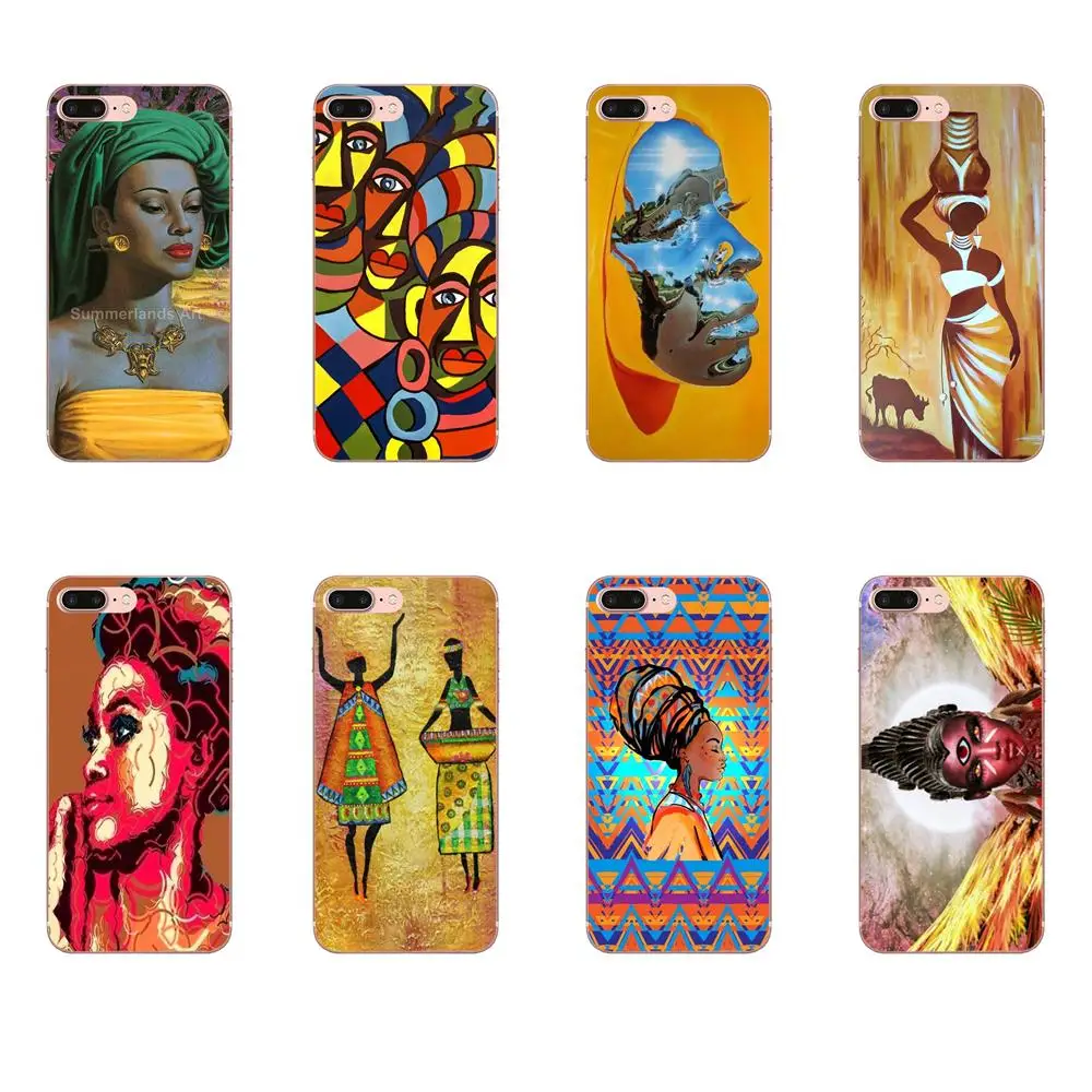 

Soft Mobile Artistic African Art Design Painting For Galaxy J1 J2 J3 J330 J4 J5 J6 J7 J730 J8 2015 2016 2017 2018 mini Pro