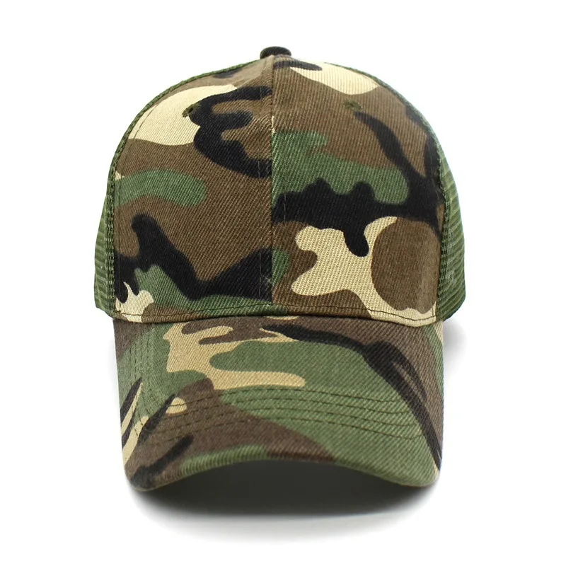 2018 FashionCamo сетки Бейсбол Кепки Для мужчин камуфляж s летние дышащие шляпа Мужчин