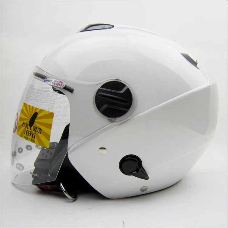 Двойной объектив moto rcycle шлем винтажный скутер открытый шлем Лето мото КАСКО 3/4 capacete M/L/XL/XXL