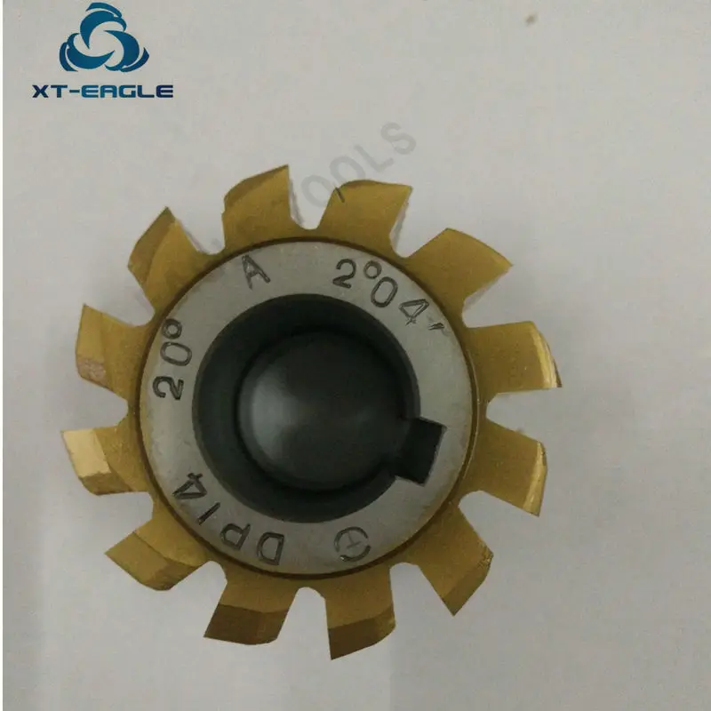 

Yellow coating HSS DP10 DP11 DP12 DP13 DP14 DP16 DP18 DP20 DP22 DP24 Gear Hob Cutter PA20 degree