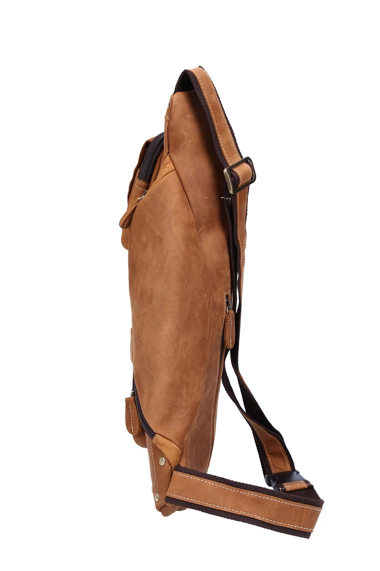 Woosir Genuine Cowhide Leather Cross Body Sling Bag