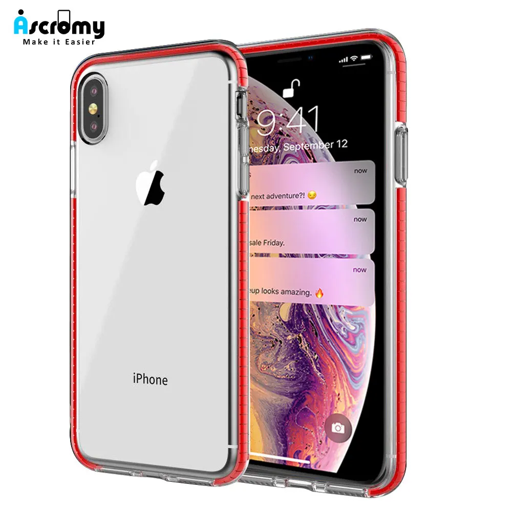 Прозрачный чехол для iPhone 11 Pro Xs Max гибридный защитный ультратонкий X XR 8 Plus 7 6 6S