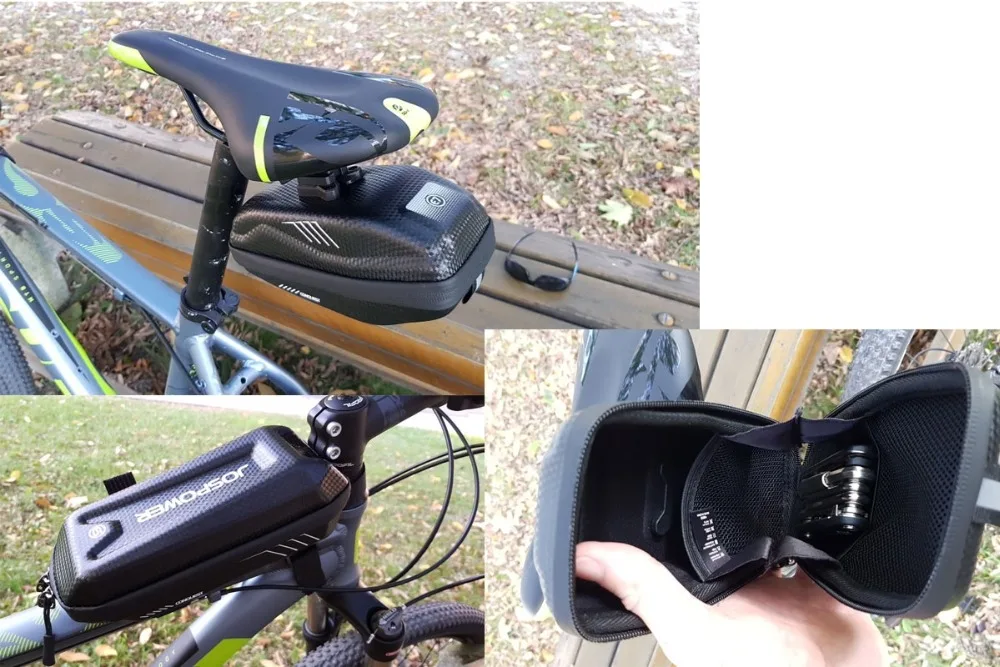 Excellent JOSPOWER Waterproof Bike Front Frame Top Tube Bag Repair Tool Bag Cycling MTB Road Hard Shell Shockproof Bicycle Rear Tail Bag 2 Excellent JOSPOWER Waterproof Bike Front Frame Top Tube Bag Repair Tool Bag Cycling MTB Road Hard Shell Shockproof Bicycle Rear Tail Bag 2