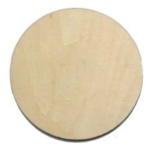 

10 x Wooden Circle Shapes, Plain Wood Craft Tags