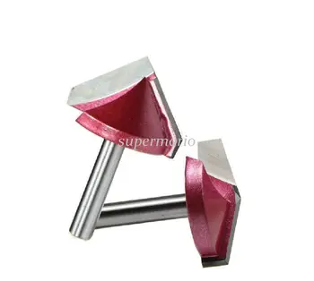 

High Quality 3D Wood Making Router CNC Engraving V Groove Bit End Mill 22mm 60 Degree