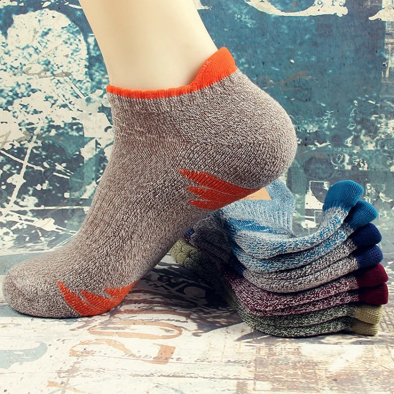 towel bottom ankle socks thicken warm Fuzzy terry elastic short for