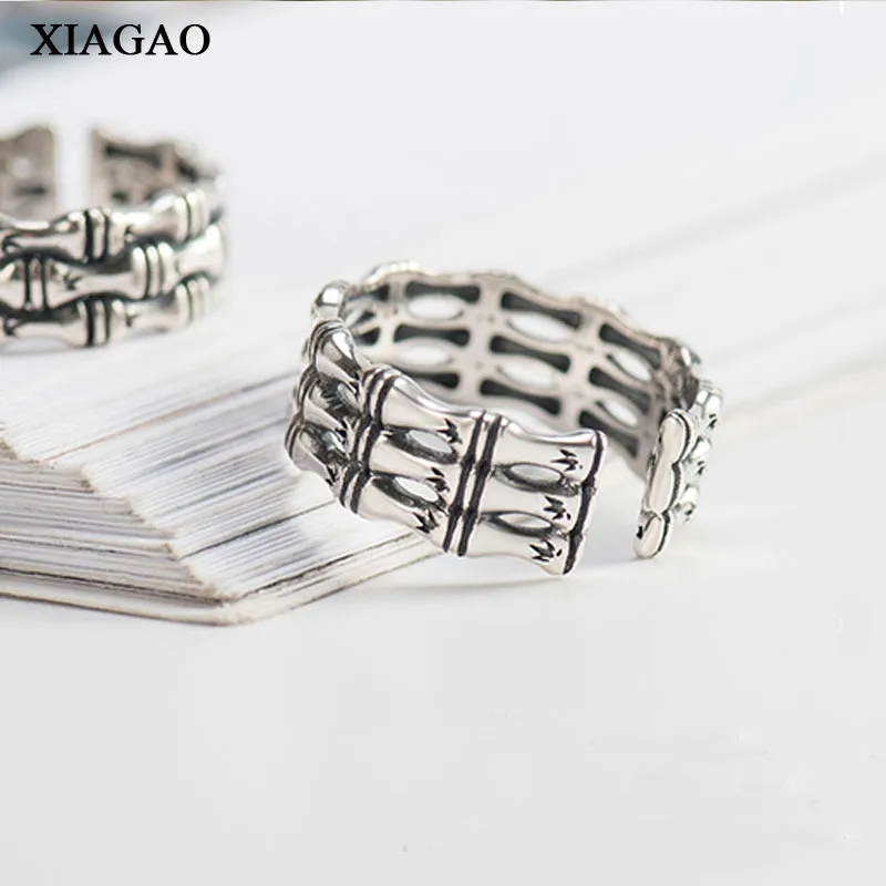 

XIAGAO 925 Sterling Silver Rings For Women Vintage Style Silver Jewelry Fashion Engagement Wedding Rings 2018 New AART0259