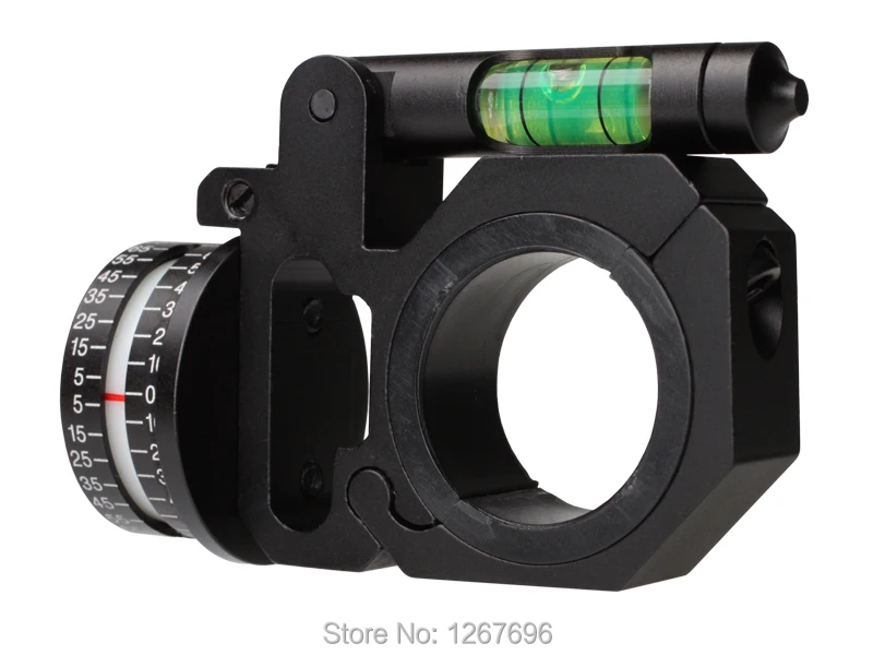HY3387 30&25.4mm Ring Mount With Zomm Rail Bubble Level Angle Indicator (5)