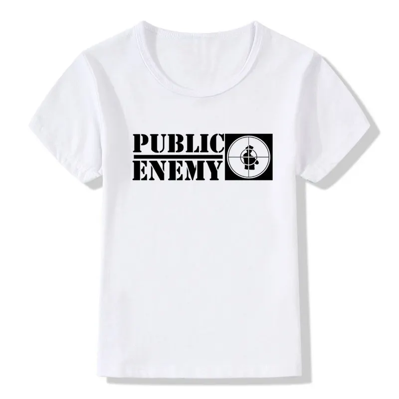 

Boys&girls Us Rap Team Public Enemy T-shirt Summer Children Rock T Shirt Kids Cool Tops Tee Baby Clothes,ooo628