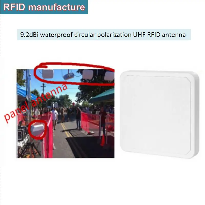 1-25 м Дальность чтения 12dbi RFID поляризационная линейная UHF rfid антенна 915 МГц 865 МГц для управления складом Спорт синхронизация гонки