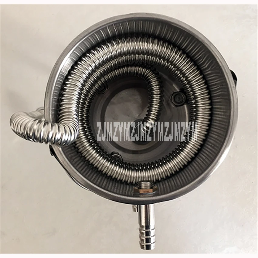 1pc New 304 Stainless Steel Small household Brewer Cooler 20L Distillation Wine Brandy Fermentation Hydrosol Machine