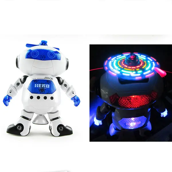 2017 трюк детский робот супергероя танцующие роботы с легкой музыки музыкальные игрушки; фигурки героев для детей для взрослых @ ZJF