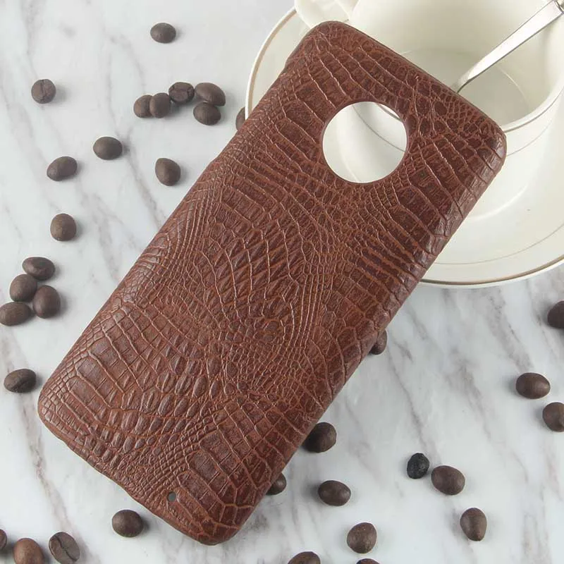 

Motorola X4 C G4 G5 G6 G5S Plus Case MOTO E5 Z M Cover Plastic Crocodile Skin Case Funda for Motorola Moto X4 Z 2 Z2 Play Coque