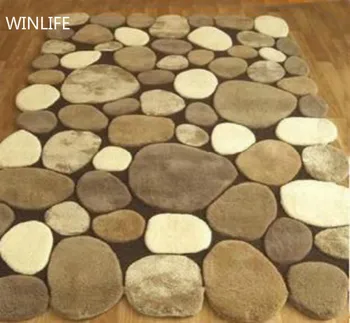 

WINLIFE Simple Stone Carpet Custom Made Modern Area Rugs for Living Room/Hall/Bedroom/Study Room/Coffee Table Floor Carpet