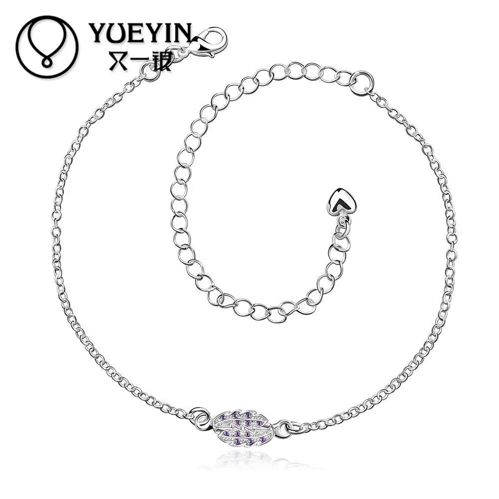 

A013-B ankel bracelets 925-sterling-silver chinese market online crochet anklet women jewelry anklet toe