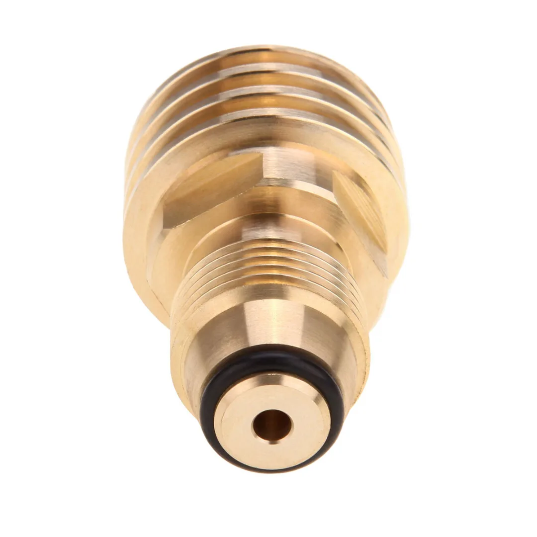 Converts Propane LP Tank POL Service Valve to QCC (Type 1) Outlet High Quality Brass Adapter
