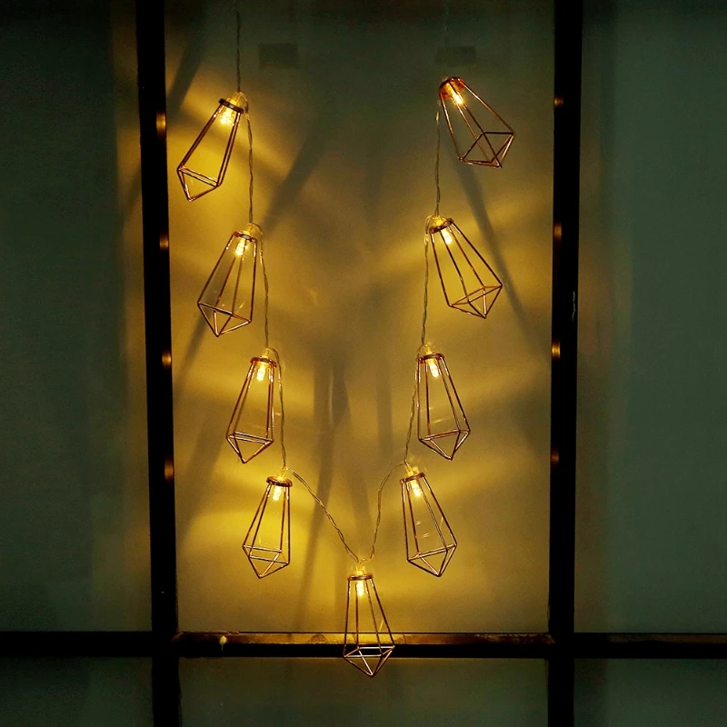 

LED String Light 10LED Battery Operated Metal Party Fairy Light Decoration Light