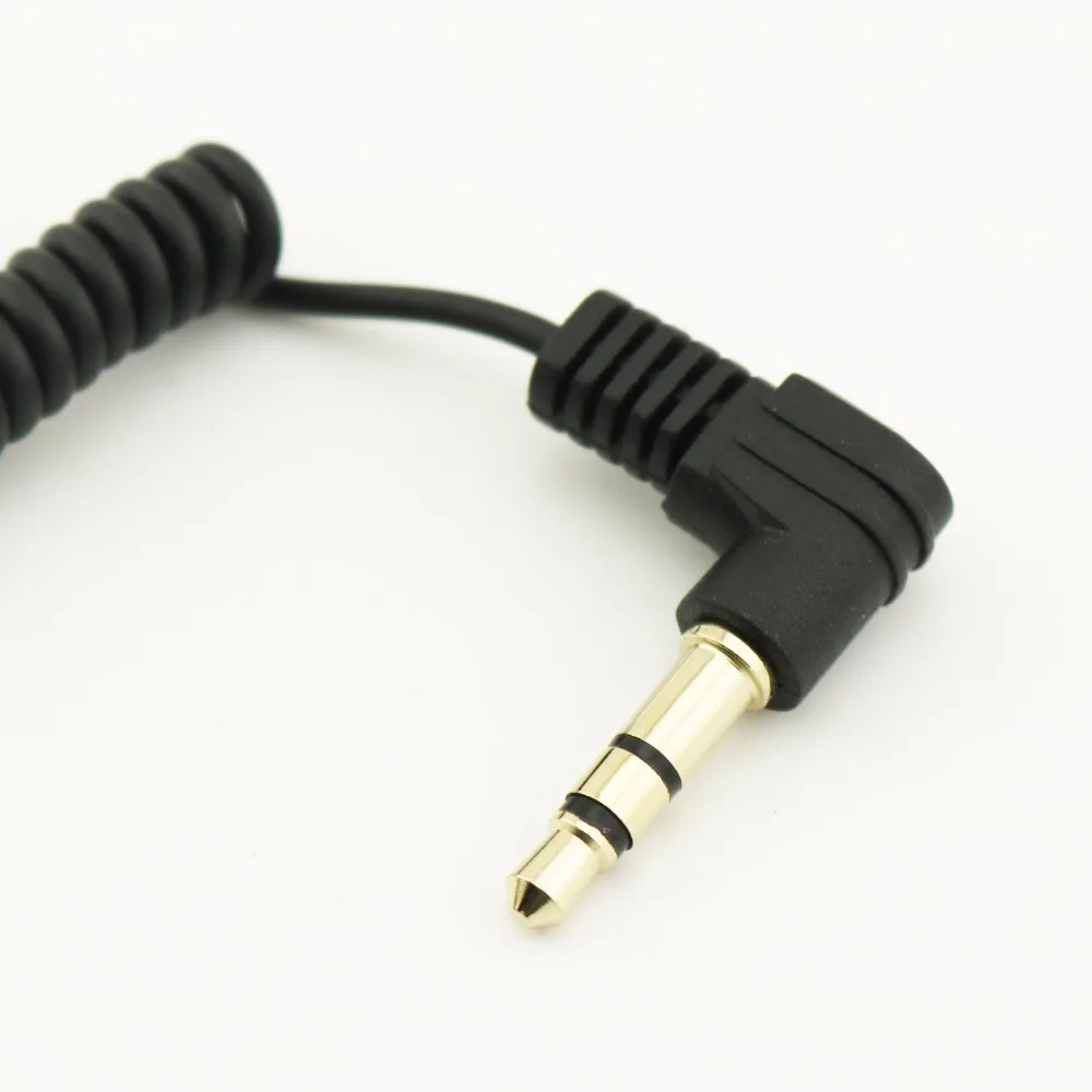 10pcs 3 5mm Male to Female Jack Headphone Mic Audio Adapter Coiled Spiral Cable Cord 0 6m