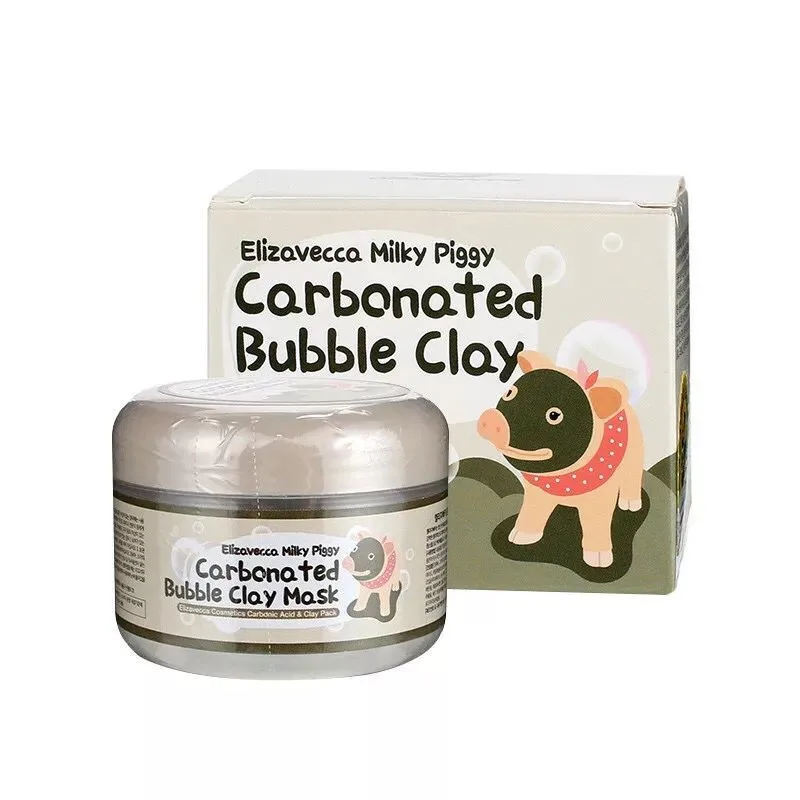 

Hot Black Mask Milky Piggy Carbonated Bubble Clay Mask 100g Remove Blackhead Acne Purifying Pores Face Care Facial Sleeping Mask