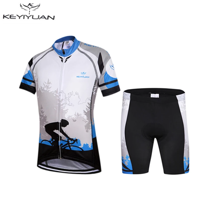 KEYIYUAN Children Cycling Jersey Bike jersey summer Short Sleeve Jersey
