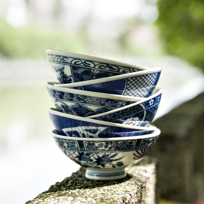 1 шт. керамическая чаша креативная рисовая чаша посуда в японском стиле с мультиузором