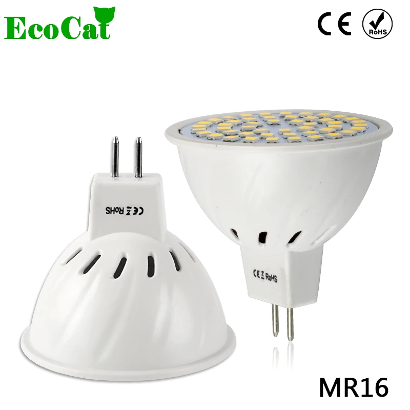 LED Bulb MR16 48 60 80 LEDs 220V 230V Bombillas Lamp Spotlight 240V Lampara Spot Light GU5.3 | Освещение
