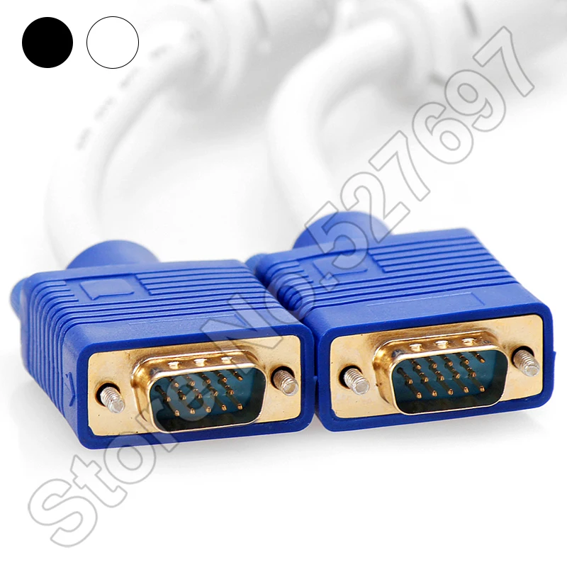 

HD VGA Cable TV VGA Data Cable Computer Monitor Video Cable Projector Cables Connector Copper Wire High-fidelity 1-30 Meters