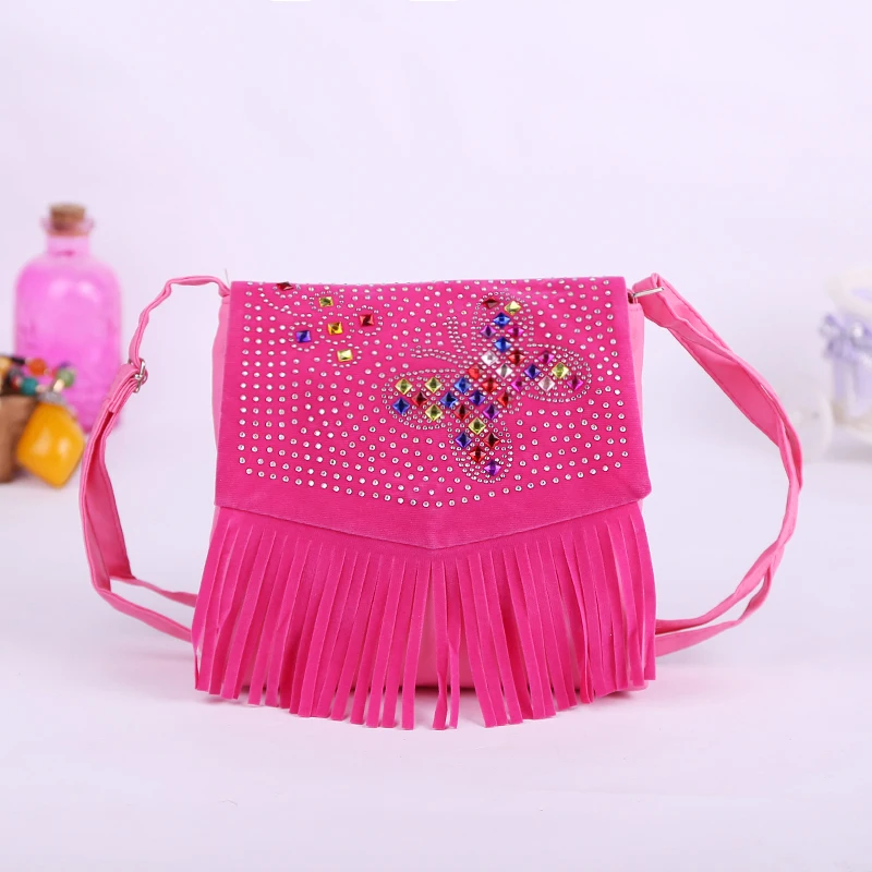 طفلة لطيف شرابة أكياس الماس فراشة البسيطة حقائب كتف للأطفال الفتيات الحقائب المدرسية الأميرة عبر الجسم حقيبة صغيرة طفلة لطيف شرابة أكياس الماس فراشة البسيطة حقائب كتف للأطفال الفتيات الحقائب المدرسية الأميرة عبر الجسم حقيبة صغيرة