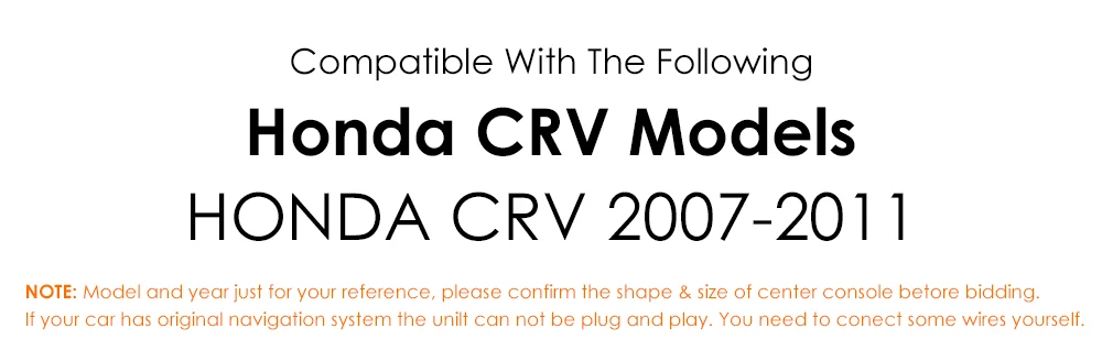 Sale 7 INCH 2 DIN Car DVD Player For Honda CRV CR-V 2006-2011 3G GPS Navigation Stereo Video SD SWC RDS DTV BT MirrorLink RearCAM MAP 3