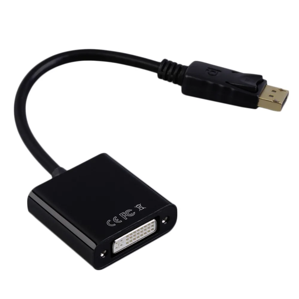 

Newest DP to DVI Converter Adapter Cable Display Port DP male to DVI Female Converter Video Adapter Cable For PC